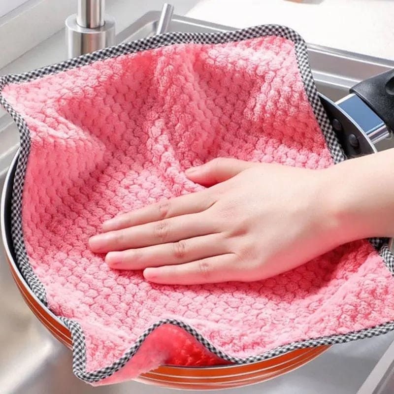 Set Of 3 Kitchen Daily Dish Towel, Microfibre Cleaning Towel, High-efficiency Cleaning Thickened Cloth, Coral Fleece Handable Hand Towel, Bathroom Kitchen Towel, Absorbent Wipe Plush Hand Towel, Multipurpose Cleaning Cloths Set Of 3 Kitchen Daily Dish Towel, Microfibre Cleaning Towel, High-efficiency Cleaning Thickened Cloth, Coral Fleece Handable Hand Towel, Bathroom Kitchen Towel, Absorbent Wipe Plush Hand Towel, Multipurpose Cleaning Cloths